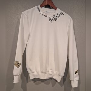 Colorado Buffaloes Distressed Crew Neck Sweatshirt Size XS